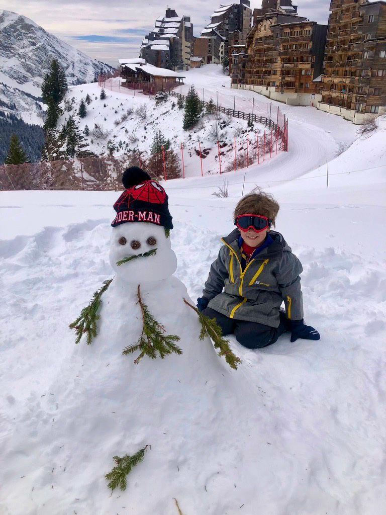Alpine Resort Nannies Avoriaz Snowman